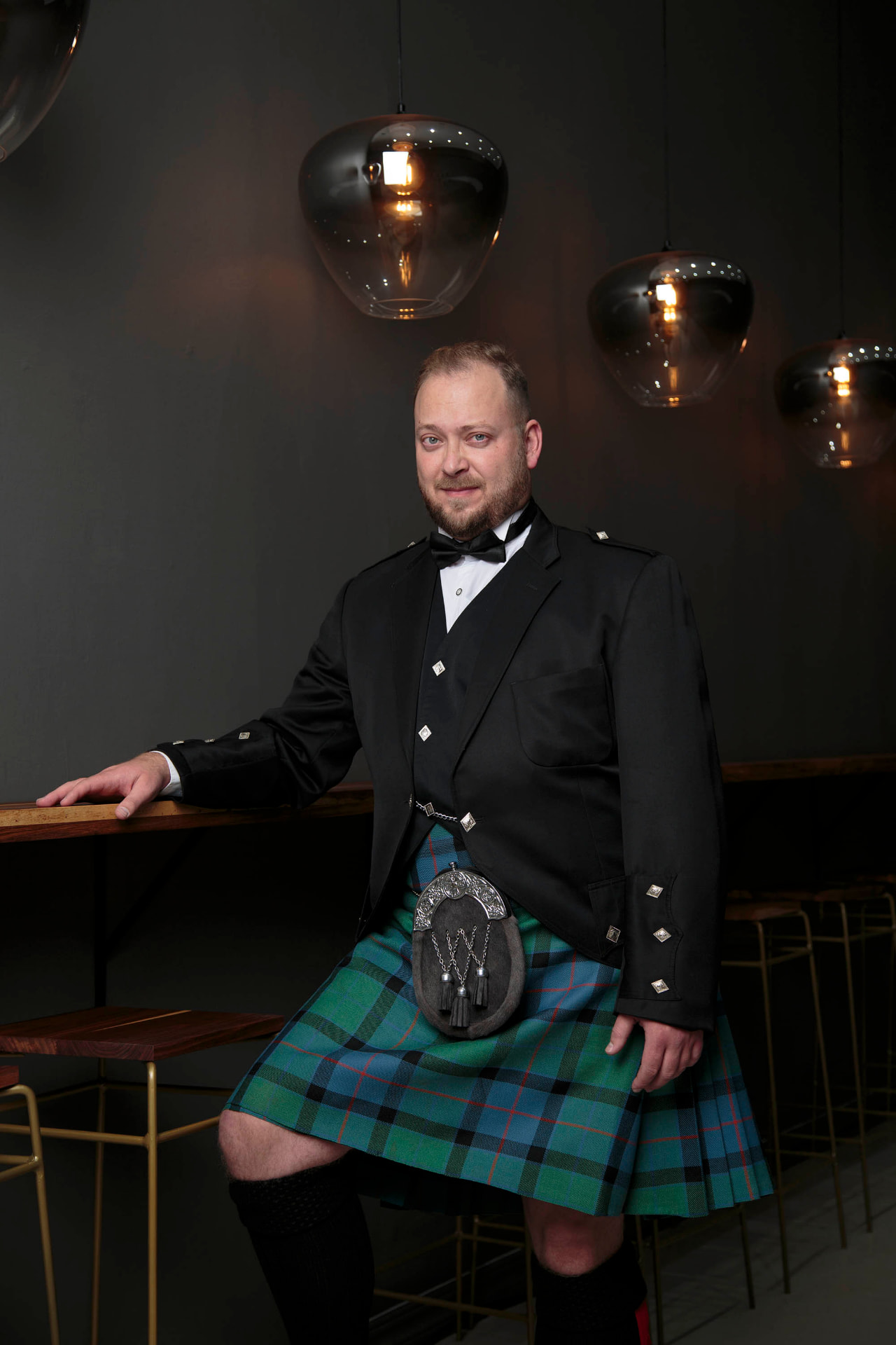 Chris Vale — Highland dress